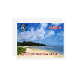 Saipan - Northern Mariana Islands - Tanapag Beach Postcard