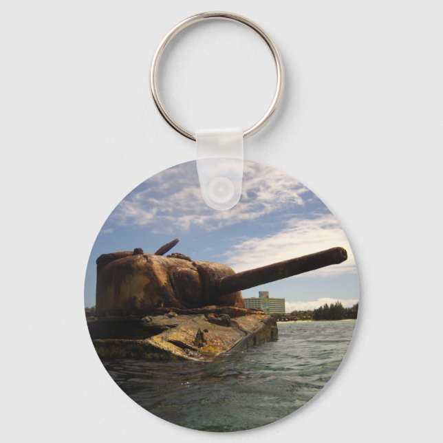 Saipan Past & Present Key Ring (Front)