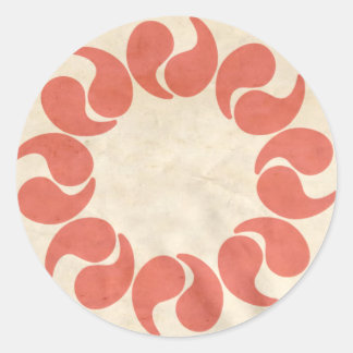 SAITAMA CLASSIC ROUND STICKER