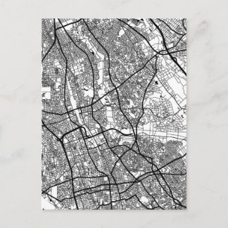 Saitama Japan City Map Postcard
