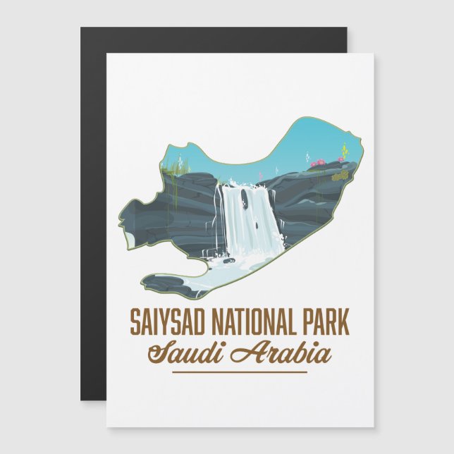Saiysad National Park, saudi arabia (Front/Back)