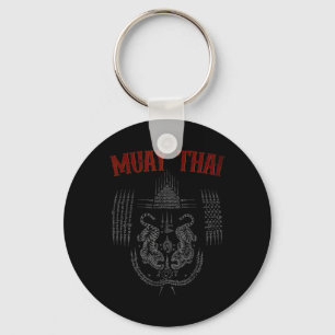 Sak Yant Muay Thai Kickboxing Tattoo Asian Cultura Key Ring