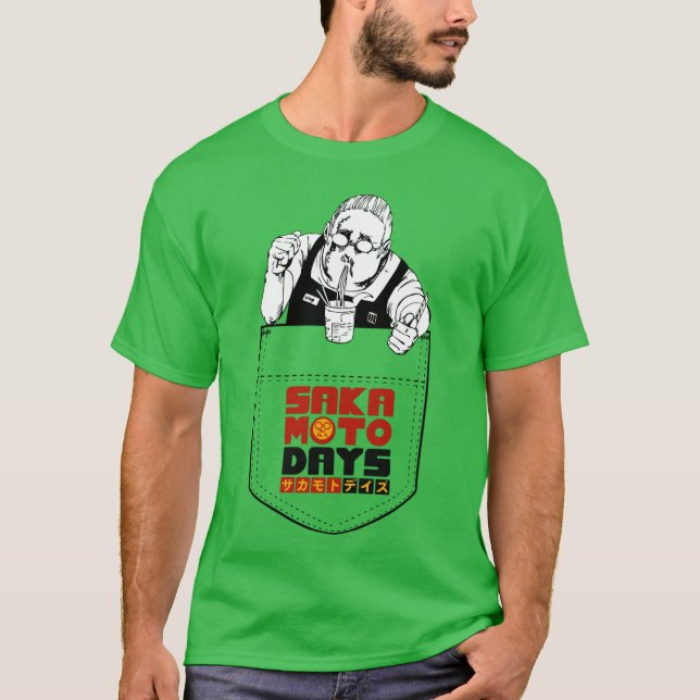 Sakamoto days pocket T-Shirt (Front)
