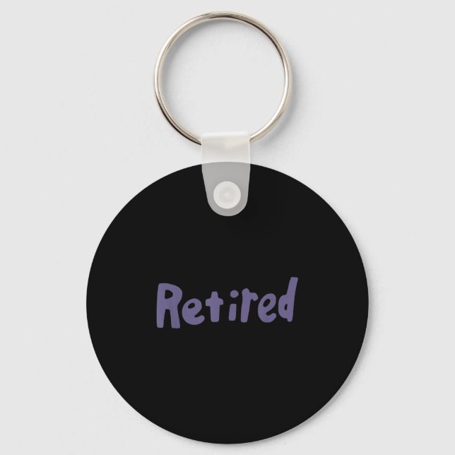 Sakamoto Retired Nk Meme  Key Ring (Front)