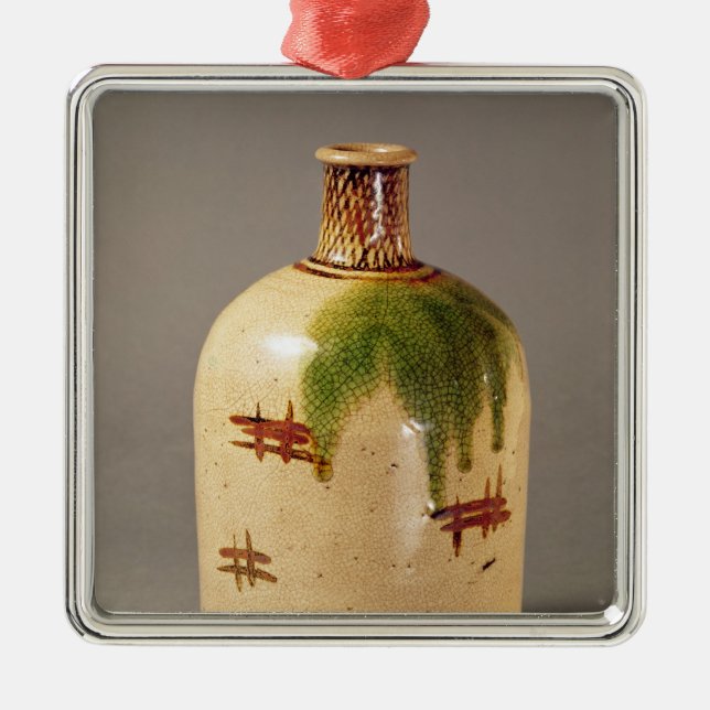 Sake bottle, from Oribe Metal Tree Decoration (Front)