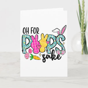 Sake Funny Easter Bunny Print Gles Happy Easter Wo Card