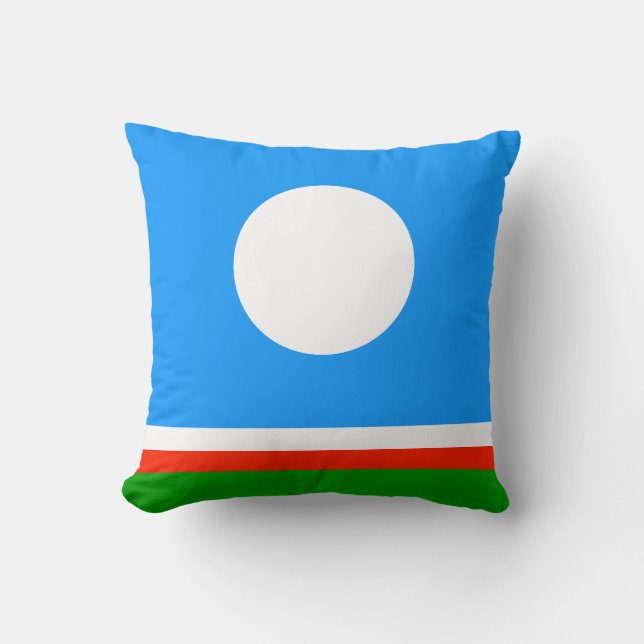 Sakha Flag Cushion (Front)