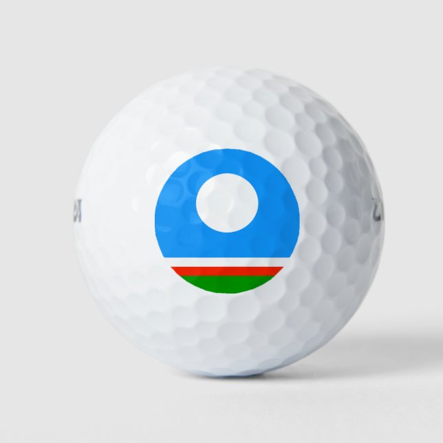 Sakha Flag Golf Balls (Front)