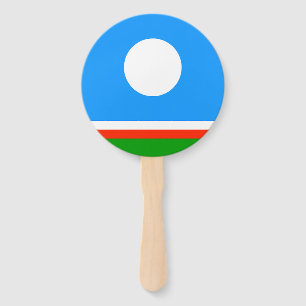 Sakha Flag Hand Fan