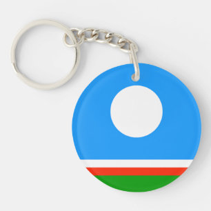 Sakha Flag Key Ring