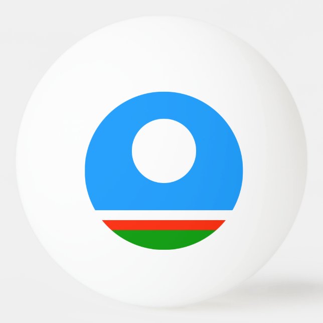 Sakha Flag Ping Pong Ball (Front)
