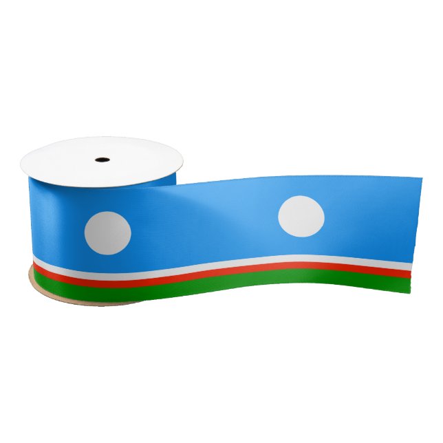 Sakha Flag Satin Ribbon (Spool)