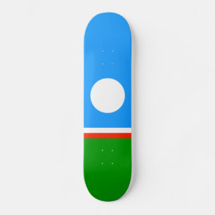 Sakha Flag Skateboard