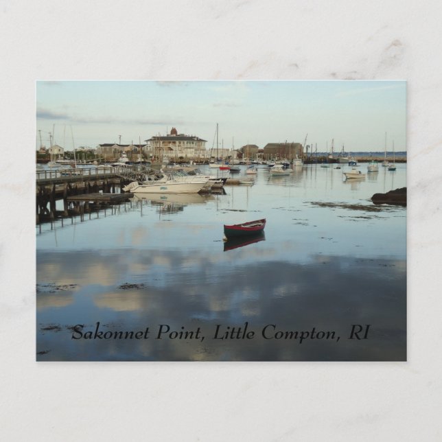 Sakonnet Point Postcard, Little Compton, RI Postcard (Front)