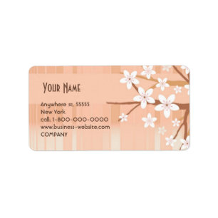 Sakura Address Label