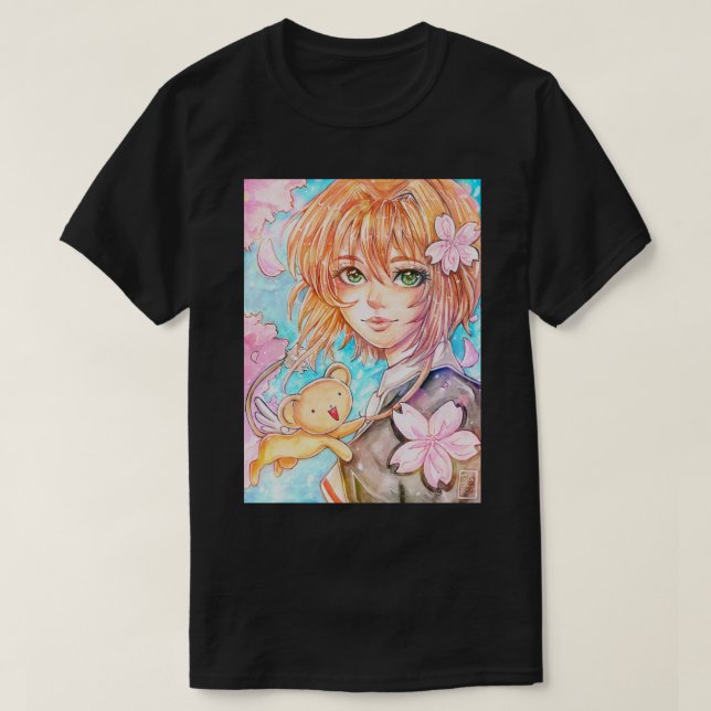 Sakura and Kero T-Shirt (Design Front)