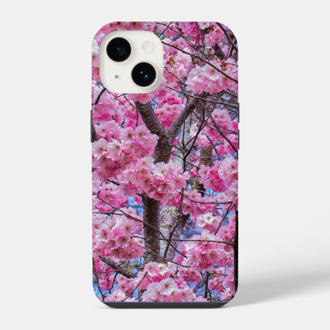 Sakura Bloom Elegance iPhone 14 Case (Back)