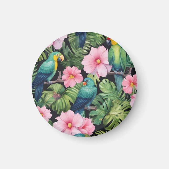  Sakura Blossom Pattern playing  Magnet (Front)