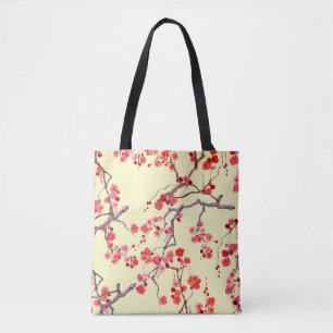 Sakura Blossom Watercolor Seamless Pattern Tote Bag