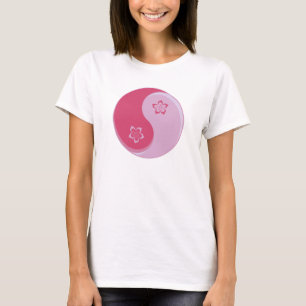 Sakura Blossom Yin Yang T-Shirt