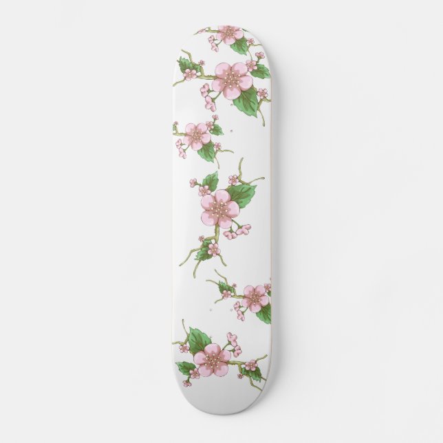 Sakura Blossoms Skateboard (Front)