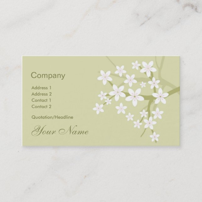 Sakura Business Card (Front)