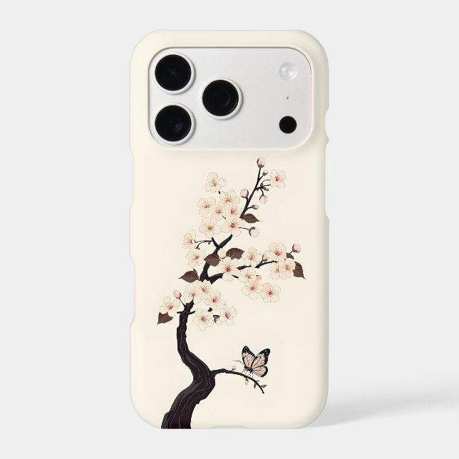 Sakura Butterfly iPhone Case | Cherry Blossom (Back)