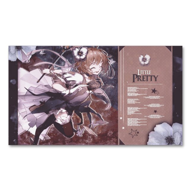 Sakura CardCaptor Magnetic Business Card (Front)