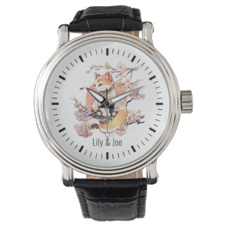 Sakura cat | Japanesee Anime Style Customisable Watch