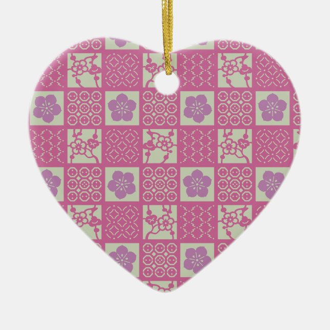 sakura ceramic tree decoration (Front)