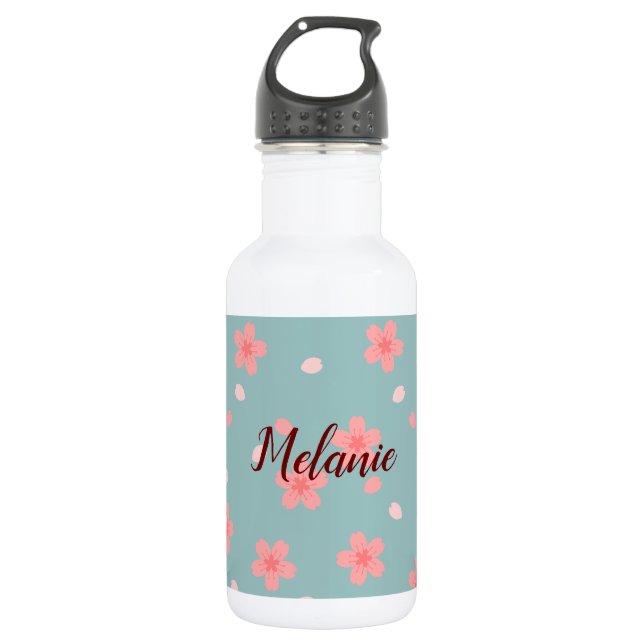 Sakura Cherry Blossom 532 Ml Water Bottle (Front)
