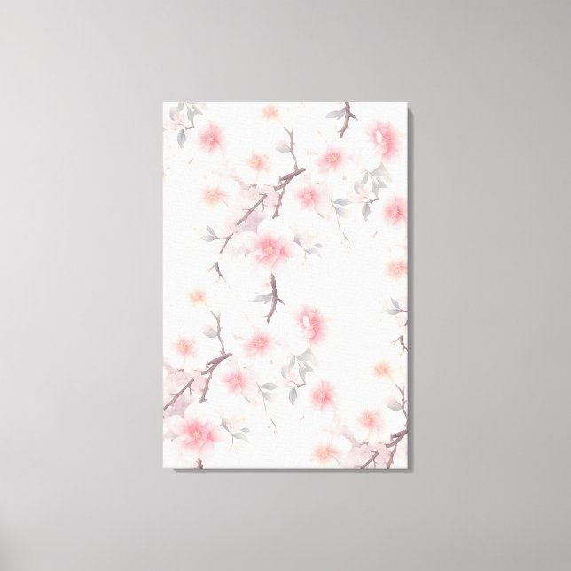 Sakura, Cherry Blossom Canvas Print (Front)