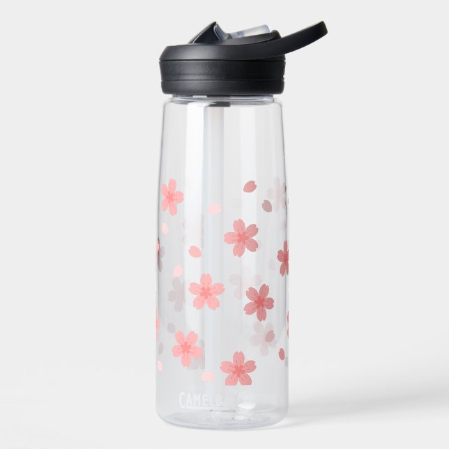 Sakura Cherry Blossom Flower Petal Water Bottle (Left)