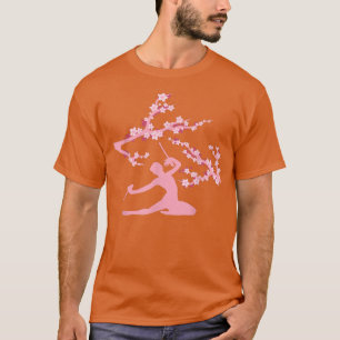 Sakura Cherry Blossom Gymnastics Lover Acrobatic G T-Shirt