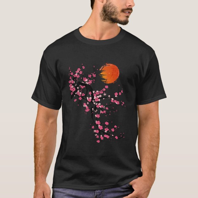 Sakura Cherry Blossom Tree Japanese Culture T-Shirt (Front)