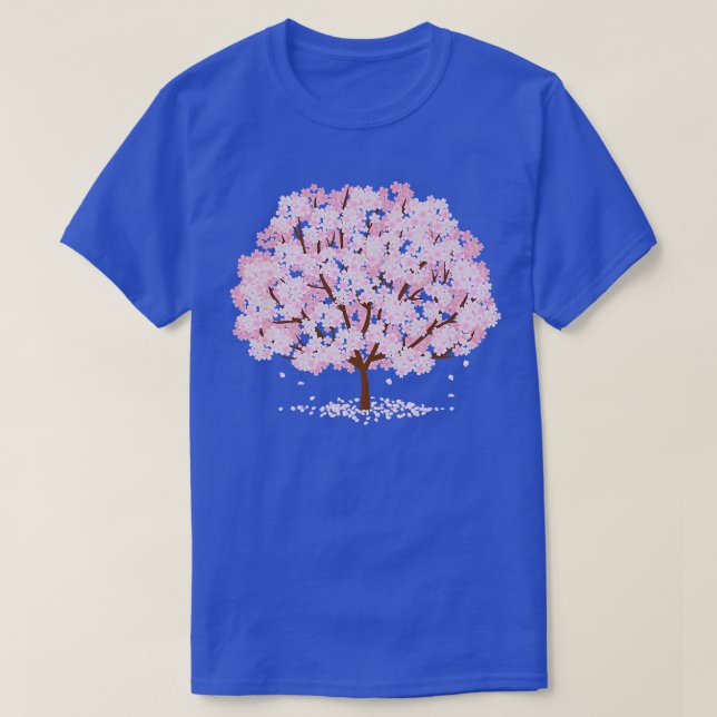 Sakura Cherry Blossom Tree  T-Shirt (Design Front)