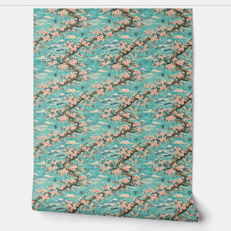 Sakura Cherry Blossom Ukiyo-e Japanese Wallpaper
