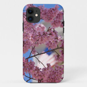 Sakura Cherry Blossoms Americana Case-Mate iPhone Case