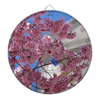 Sakura Cherry Blossoms Americana Dartboard