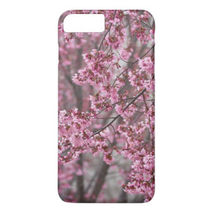 Sakura Cherry Blossoms Flowing Pink iPhone 8 Plus/7 Plus Case