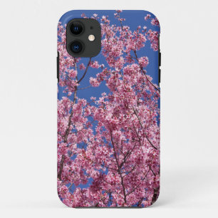 Sakura Cherry Blossoms Into The Blue Case-Mate iPhone Case