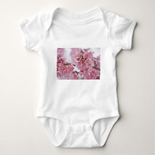 Sakura Cherry Blossoms Pale Pink Baby Bodysuit