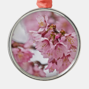 Sakura Cherry Blossoms Pale Pink Metal Tree Decoration