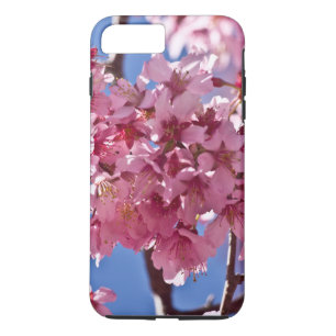 Sakura Cherry Blossoms Red Stars Case-Mate iPhone Case