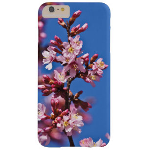 Sakura Cherry Blossoms Touching Blue Barely There iPhone 6 Plus Case