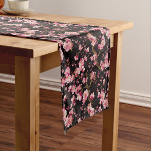 Sakura Chery Blosom Pattern  Short Table Runner