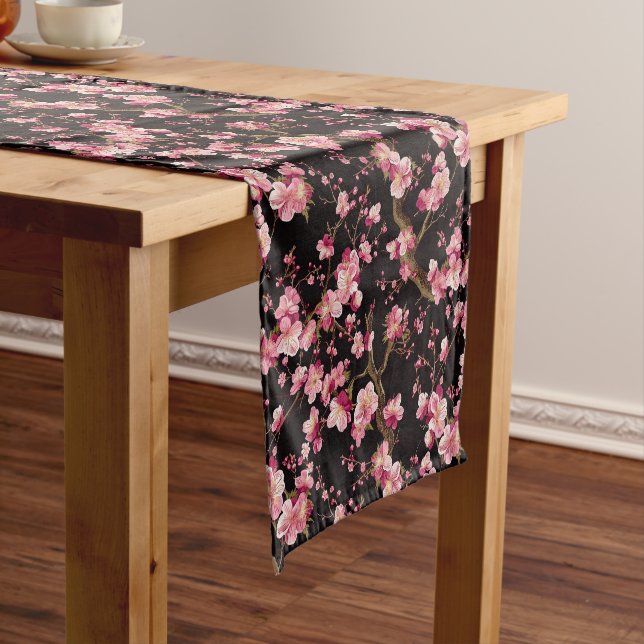 Sakura Chery Blosom Pattern  Short Table Runner (In Situ)
