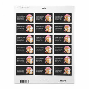 SAKURA  - Chow  Address labels customize