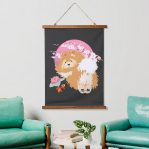 SAKURA - Chow -Hanging tapestry