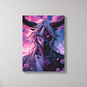Sakura Demon Prince Canvas Print